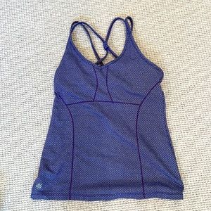 Athleta purple workout top